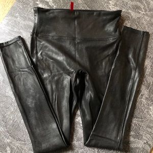 Spanx Faux Leather Leggings